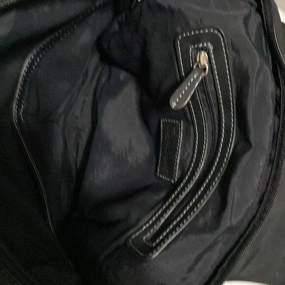 TIGNANELLO Women’s Black Leather Backpack Size 9” x 11” x 4” approximately